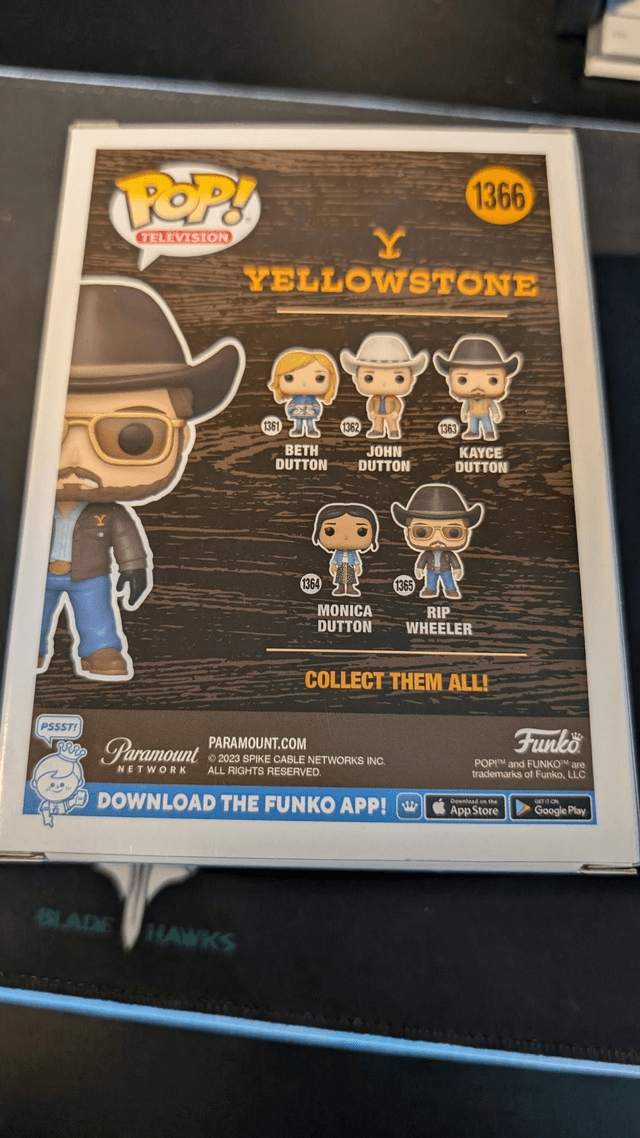 Funko Pop Yellowstone Rip Wheeler 1366 Funko Exclusive 