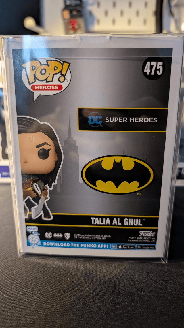 Funko Pop DC Batman Talia Al Ghul 475 Signed by Marion Cottilard with SWAU & ACOA Authentication Stickers
