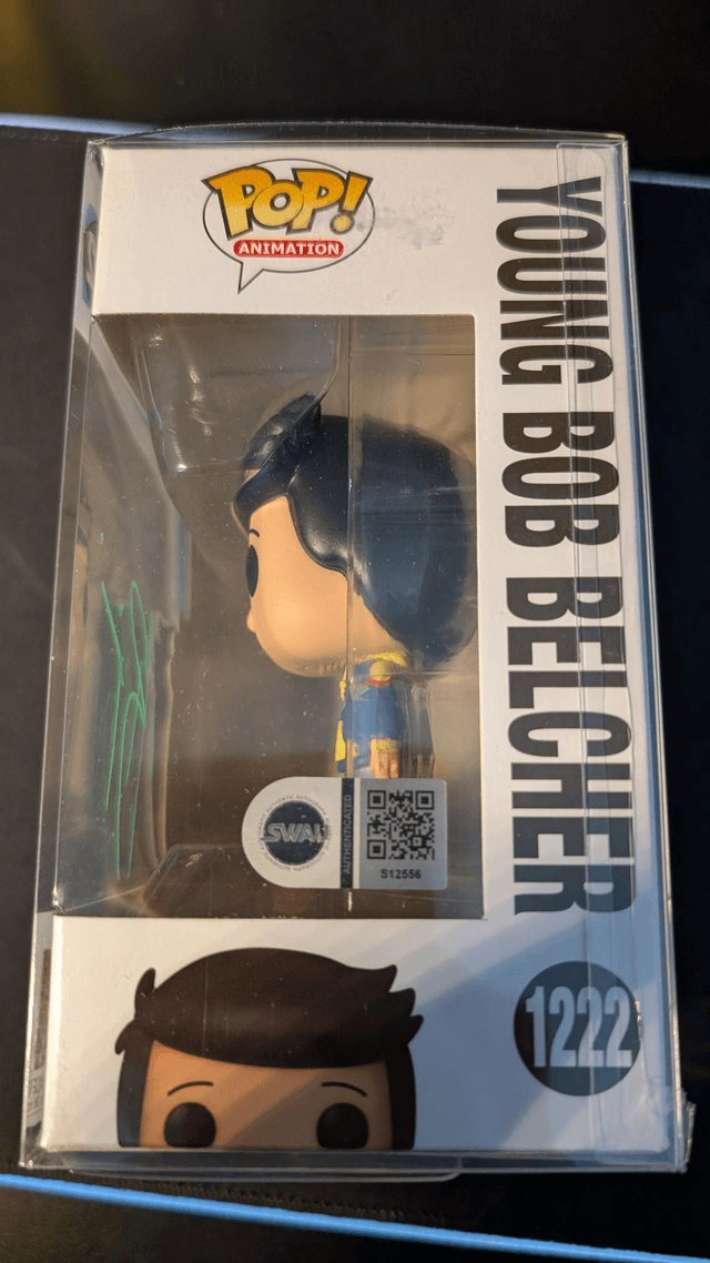 Funko Pop Bobs Burgers Young Bob 1222 Signed By H Jon Benjamin with SWAU Authentication 