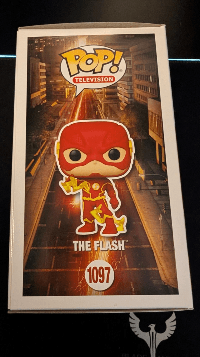Funko Pop DC The Flash 1097 Signed By Grant Gustin and Tom Cavanagh with JSA COA 