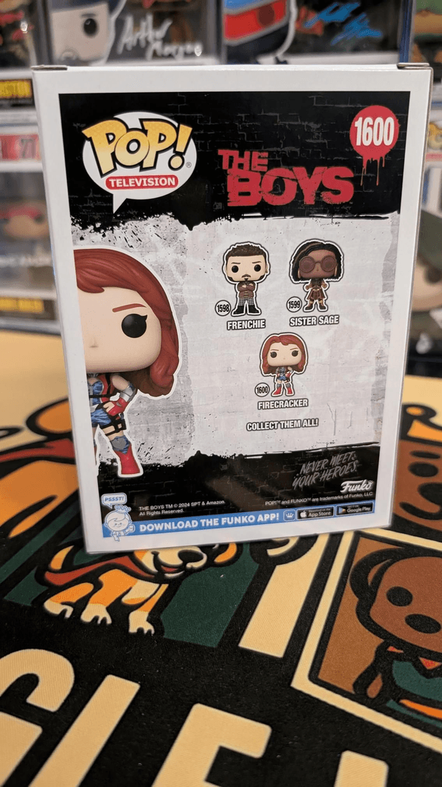 Funko Pop The Boys Firecracker 1600 Signed By Valorie Curry with SWAU COA