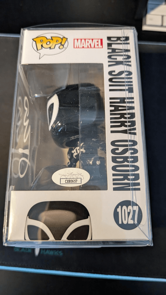 Funko Pop Spiderman Harry Osborn Signed By James Franco with JSA COA 