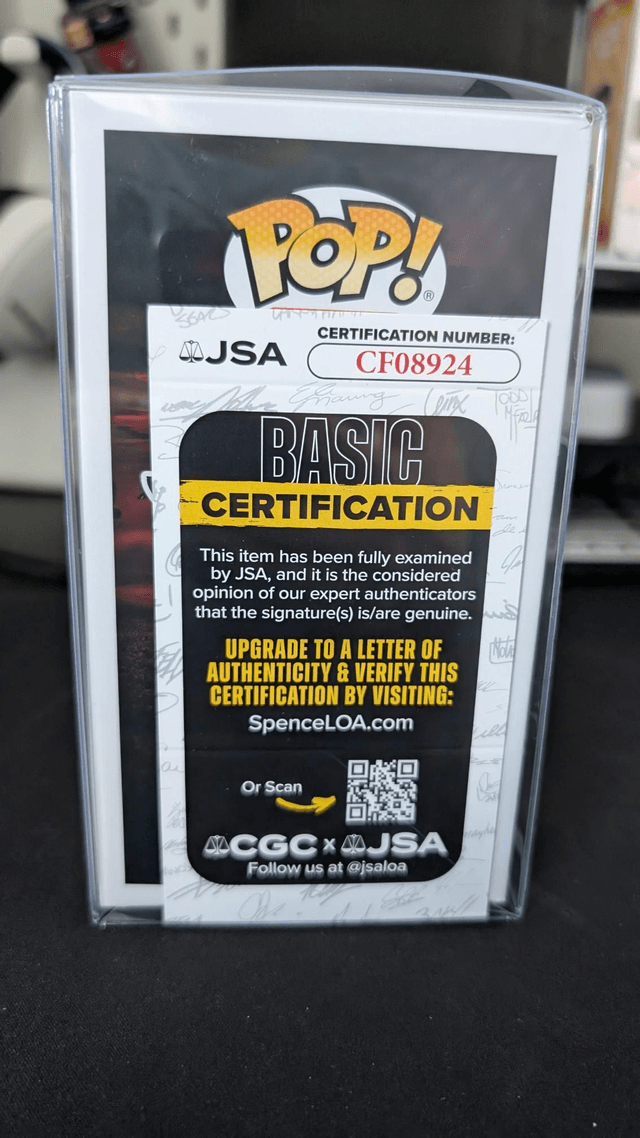 Funko Pop Jeepers Creeper 832 Signed By Jonathan Breck with JSA COA