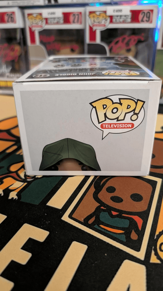 Funko Pop DC Arrow John Diggle Signed By David Ramsey with SWAU COA 
