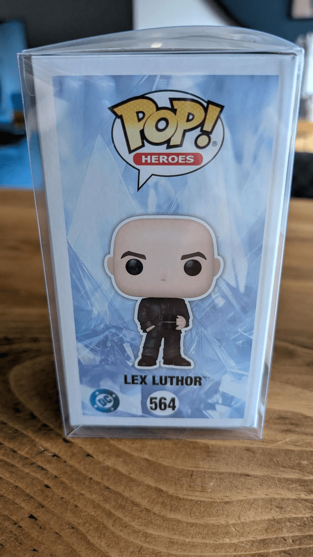 Funko Pop DC Superman Lex Luthor 563 Signed by Nicholas Hoult with Beckett Authentication