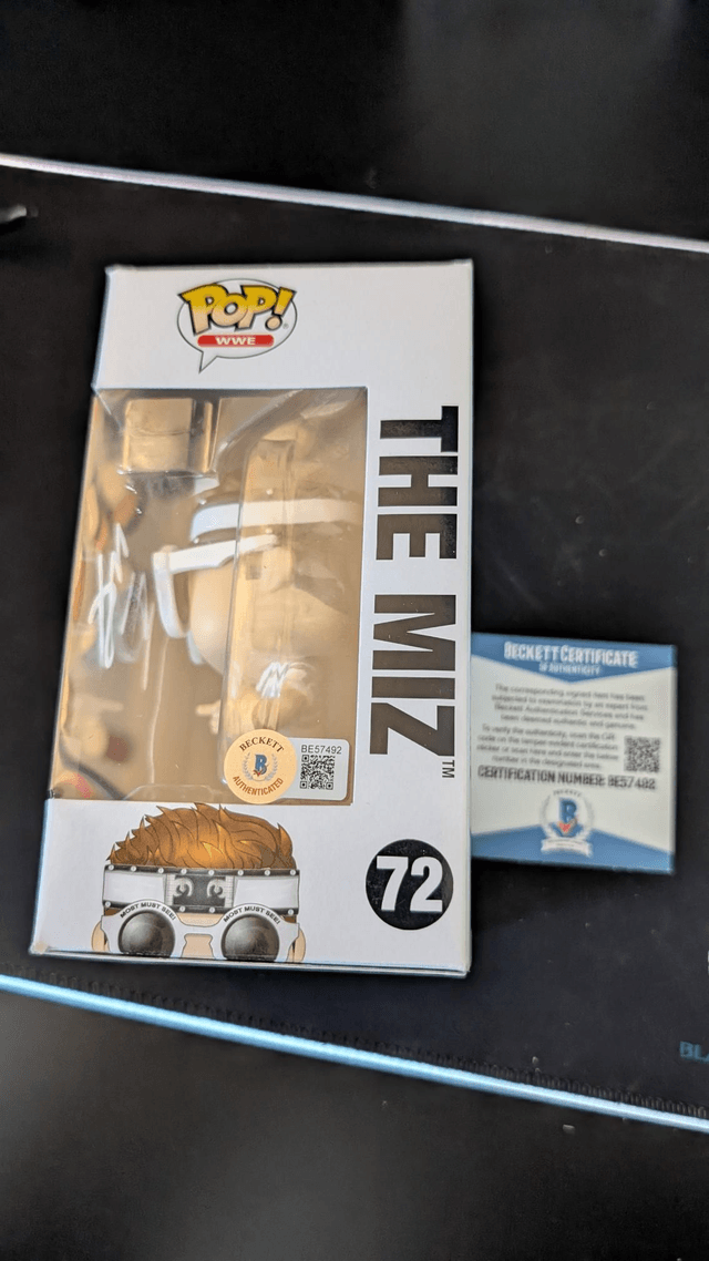 Funko Pop WWE The Miz Signed with Beckett COA 
