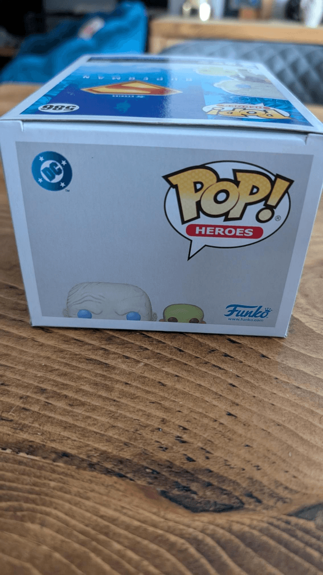 Funko Pop DC Superman Metamorpho with Baby Joe 586 Signed by Anthony Carrigan with Beckett Authentication 