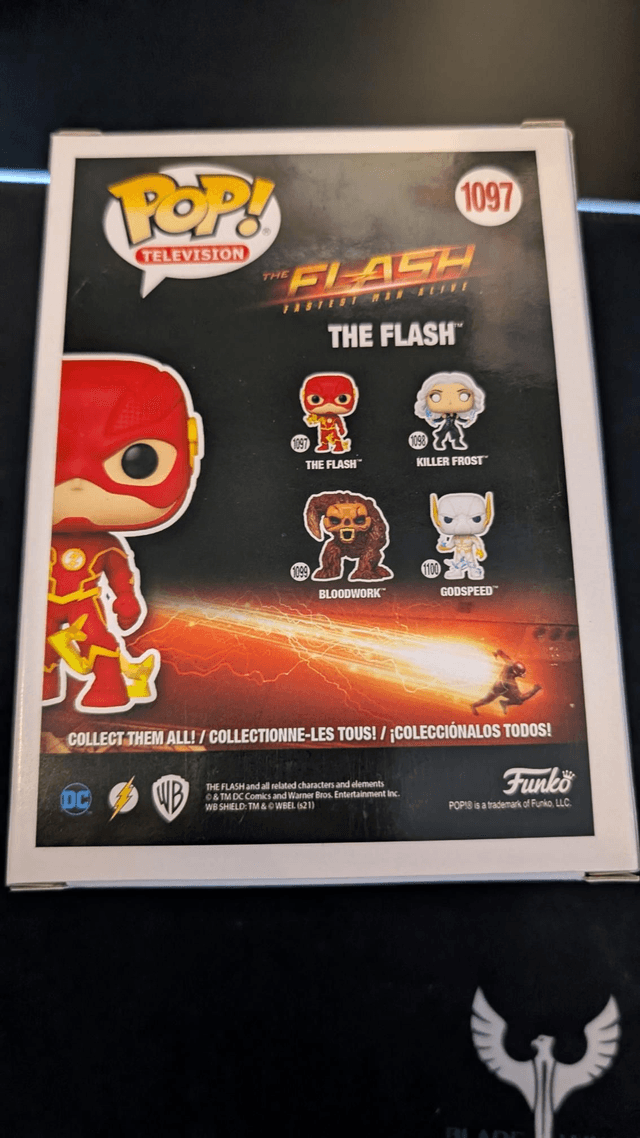 Funko Pop DC The Flash 1097 Signed By Grant Gustin and Tom Cavanagh with JSA COA 