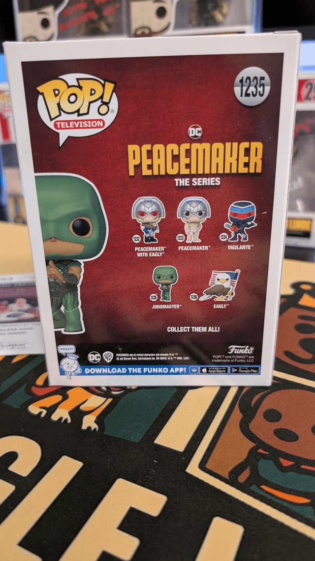 Funko Pop DC Peacemaker Judomaster 1235 Signed by Nhut Le with JSA COA 