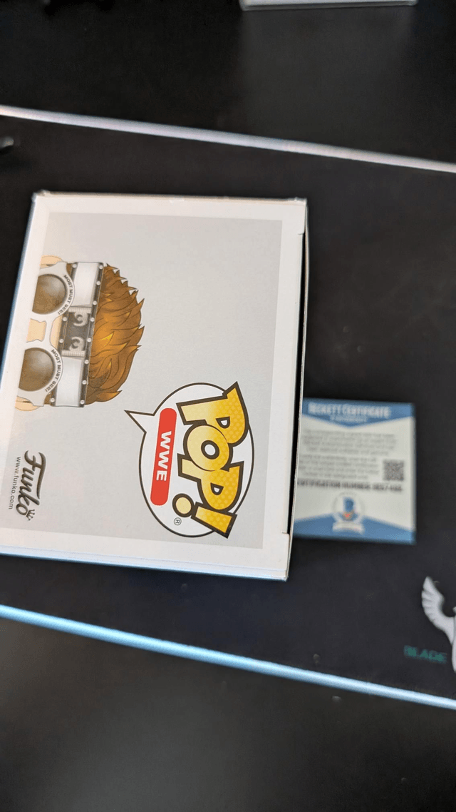 Funko Pop WWE The Miz Signed with Beckett COA 