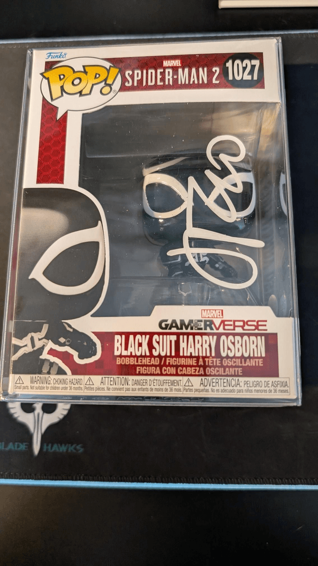 Funko Pop Spiderman Harry Osborn Signed By James Franco with JSA COA 