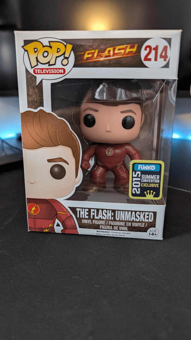 Funko Pop DC The Flash Unmasked 214 