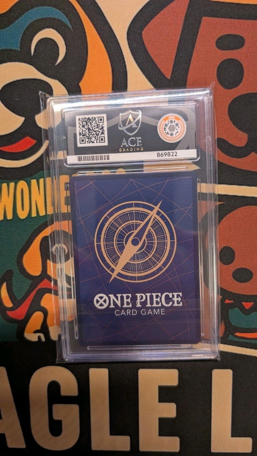 ACE Grading 10 Ground Death OP14-096 RP The Azure Sea's Seven Manga Event Graded