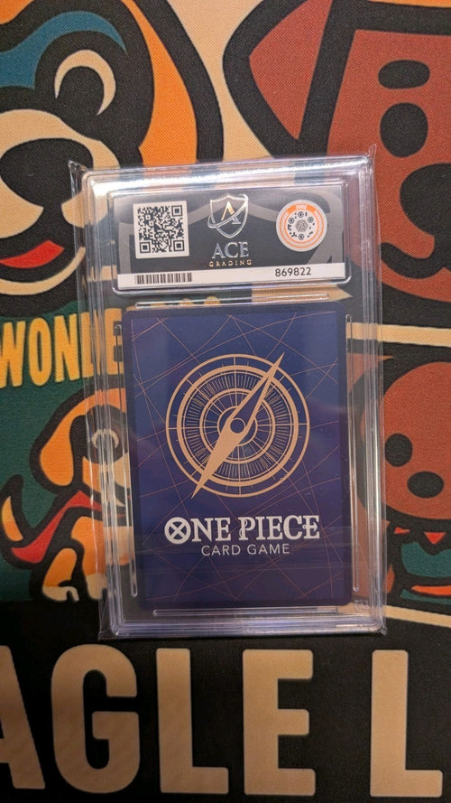 ACE Grading 10 Ground Death OP14-096 RP The Azure Sea's Seven Manga Event Graded