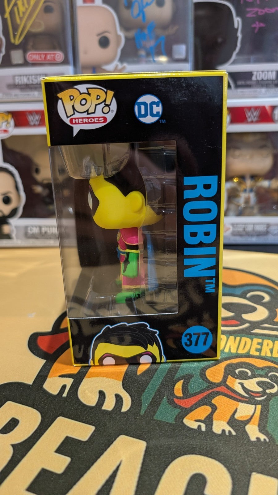 Funko Pop DC Heroes Robin #377 Imperial Palace Blacklight