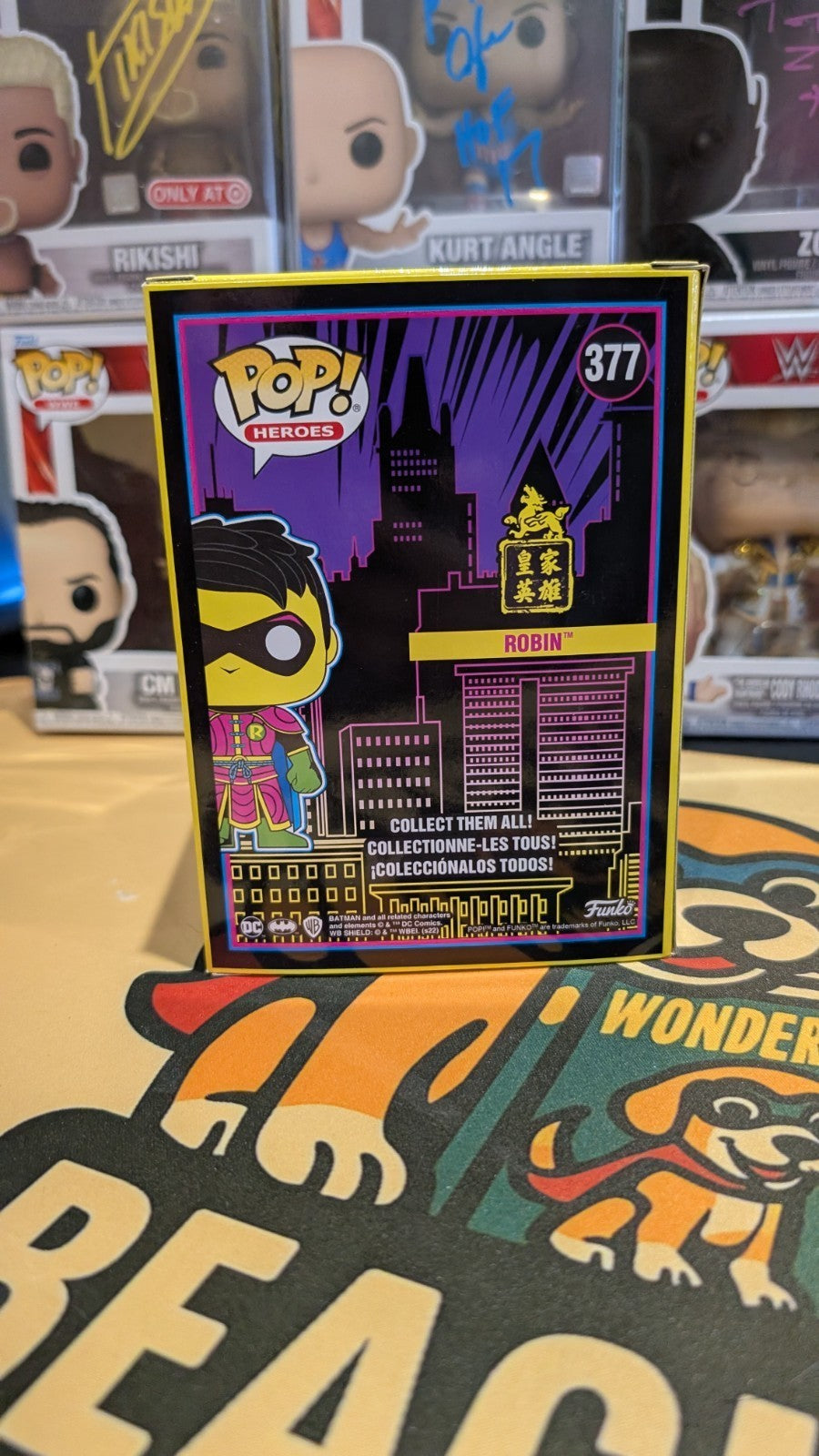 Funko Pop DC Heroes Robin #377 Imperial Palace Blacklight