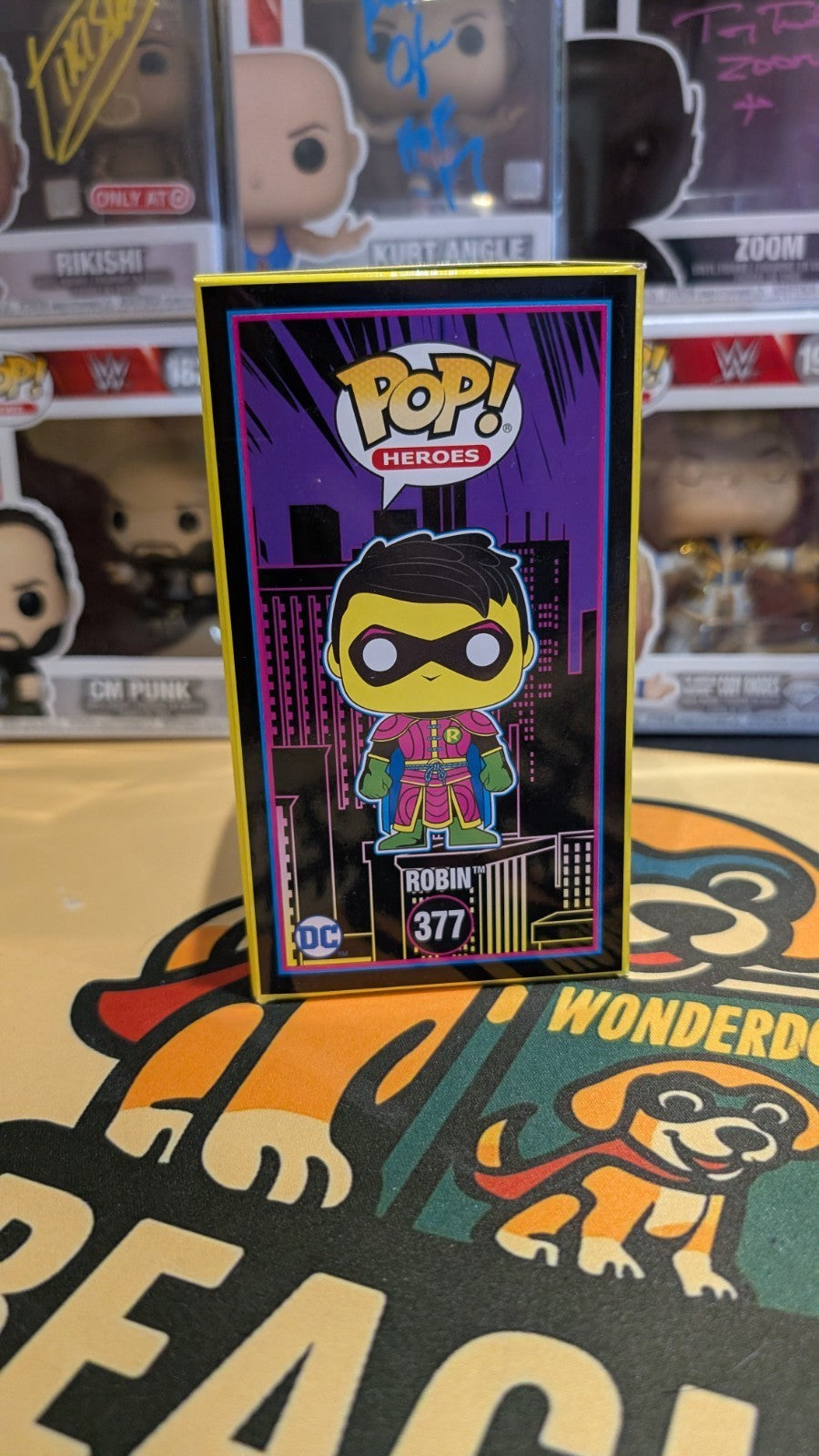 Funko Pop DC Heroes Robin #377 Imperial Palace Blacklight