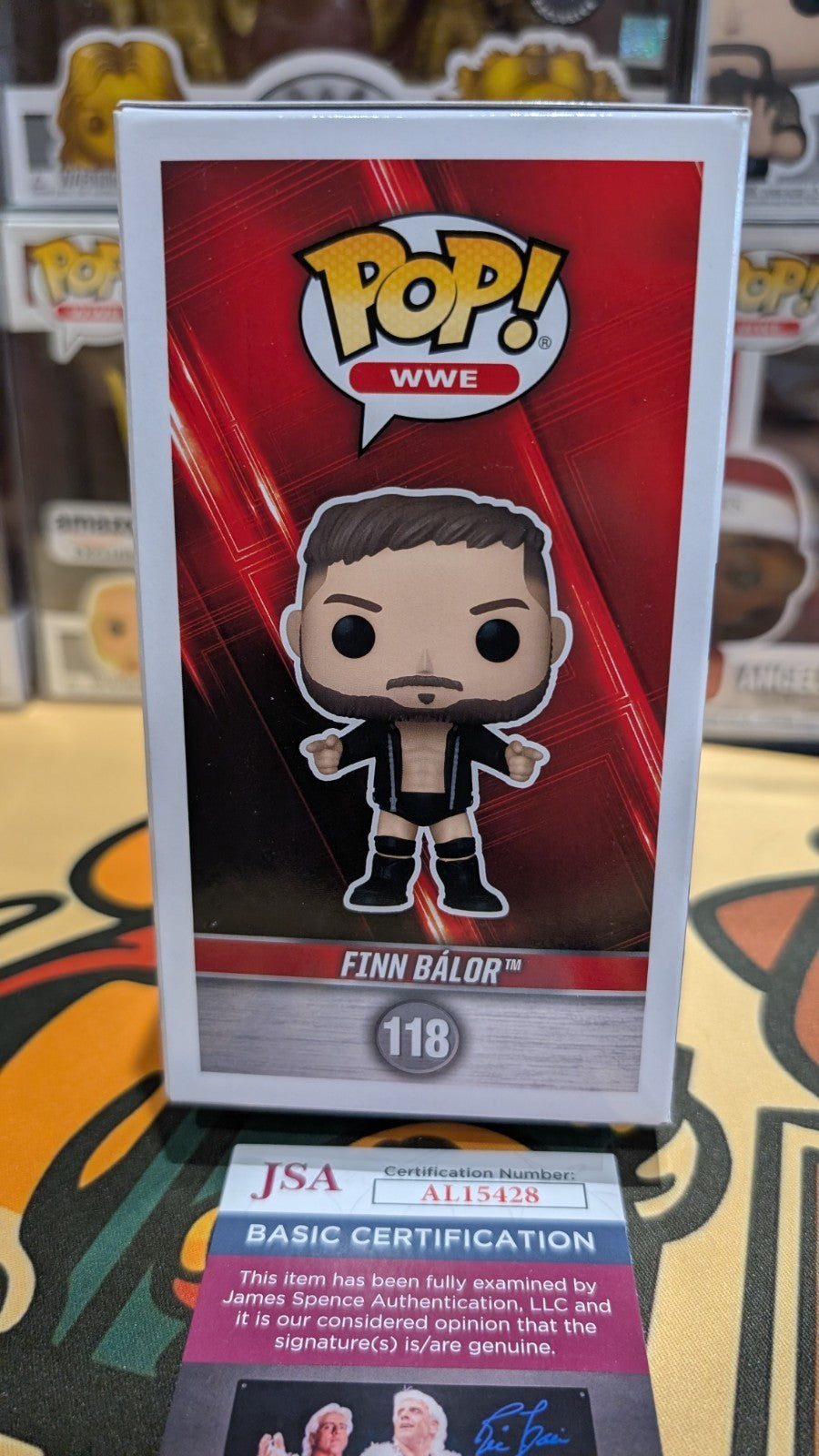 Funko POP! WWE Finn Balor #34 Signed JSA Authenticated COA