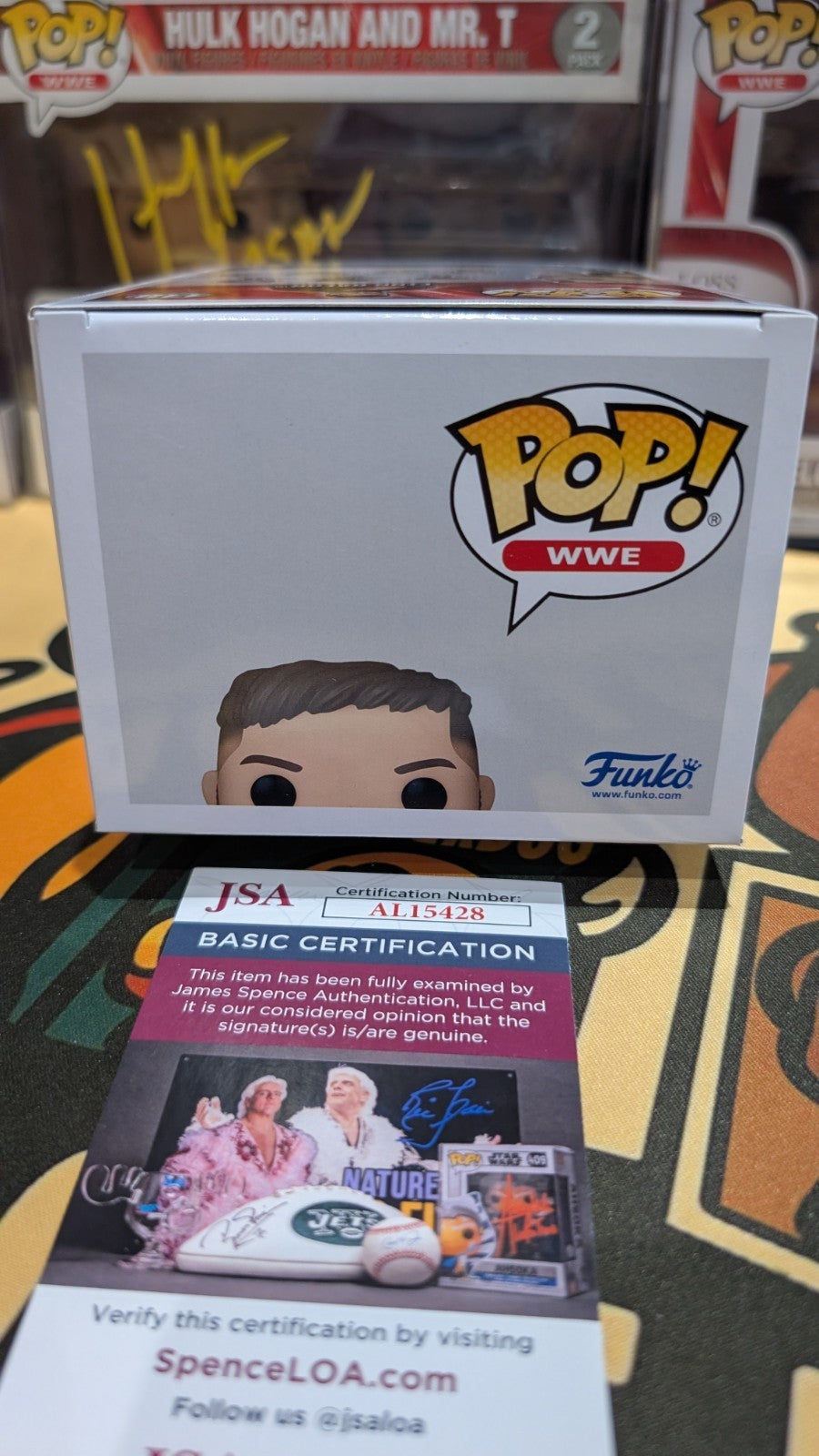 Funko POP! WWE Finn Balor #34 Signed JSA Authenticated COA