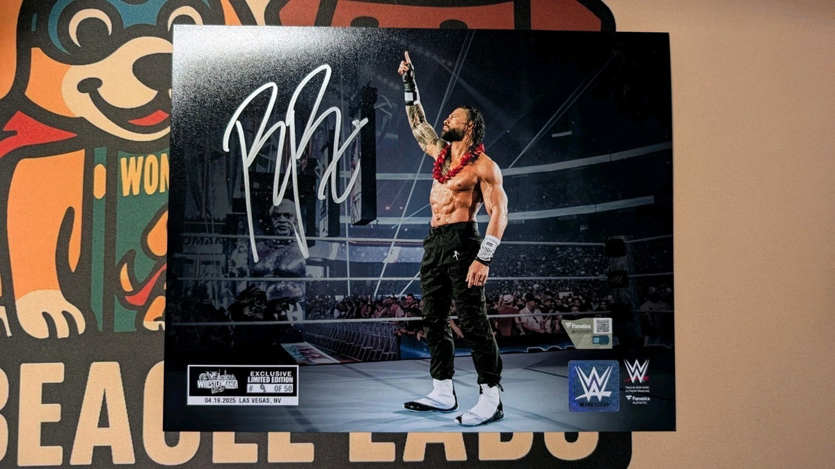 Roman Reigns Autographed Fanatics Authenticated 8x10