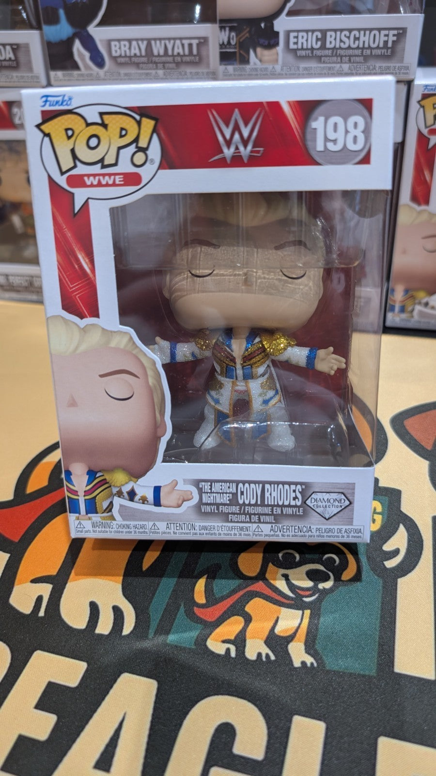 FUNKO POP WWE: WWE- CODY RHODES #198 DIAMOND