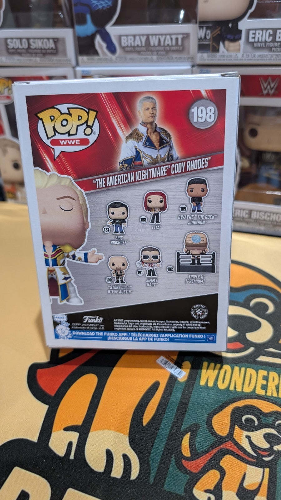 FUNKO POP WWE: WWE- CODY RHODES #198 DIAMOND