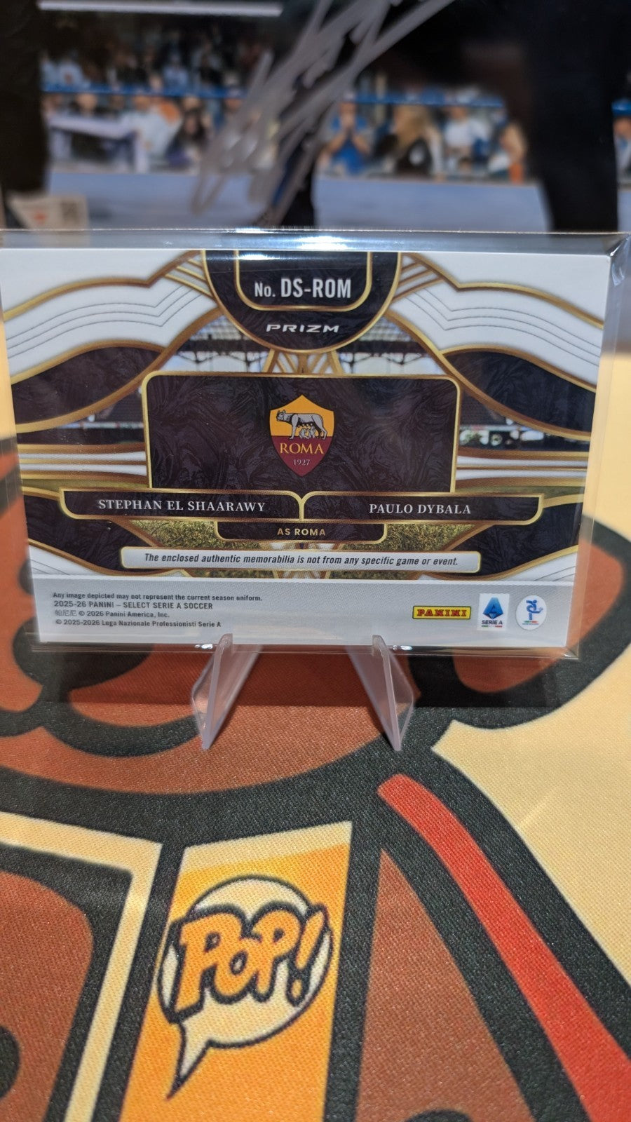 Stephan El Shaarawy And Paulo Dybala 19/25 Select Dual Patch 2025-26 AS Roma