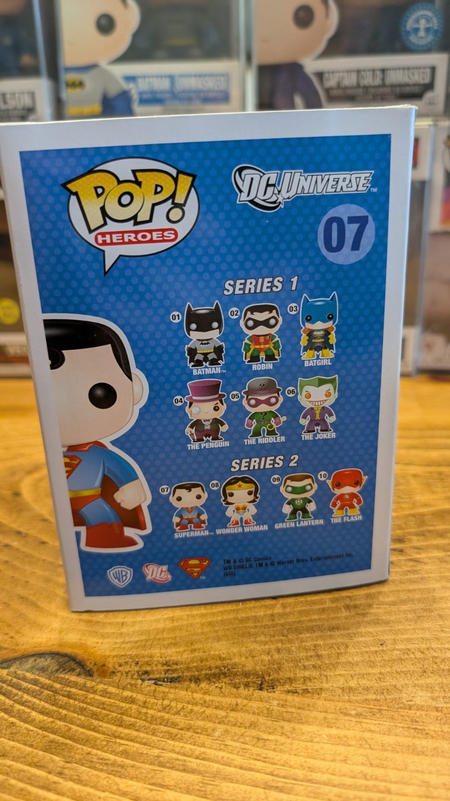 Funko POP Heroes Figure : DC Super Heroes #07 Superman