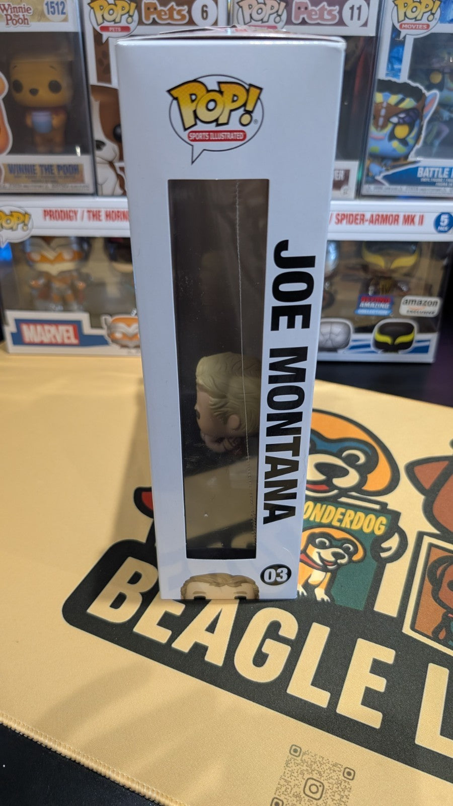 Funko Pop Joe Montana Sports Illustrated NFL 03 Brand New Vinyl Figure