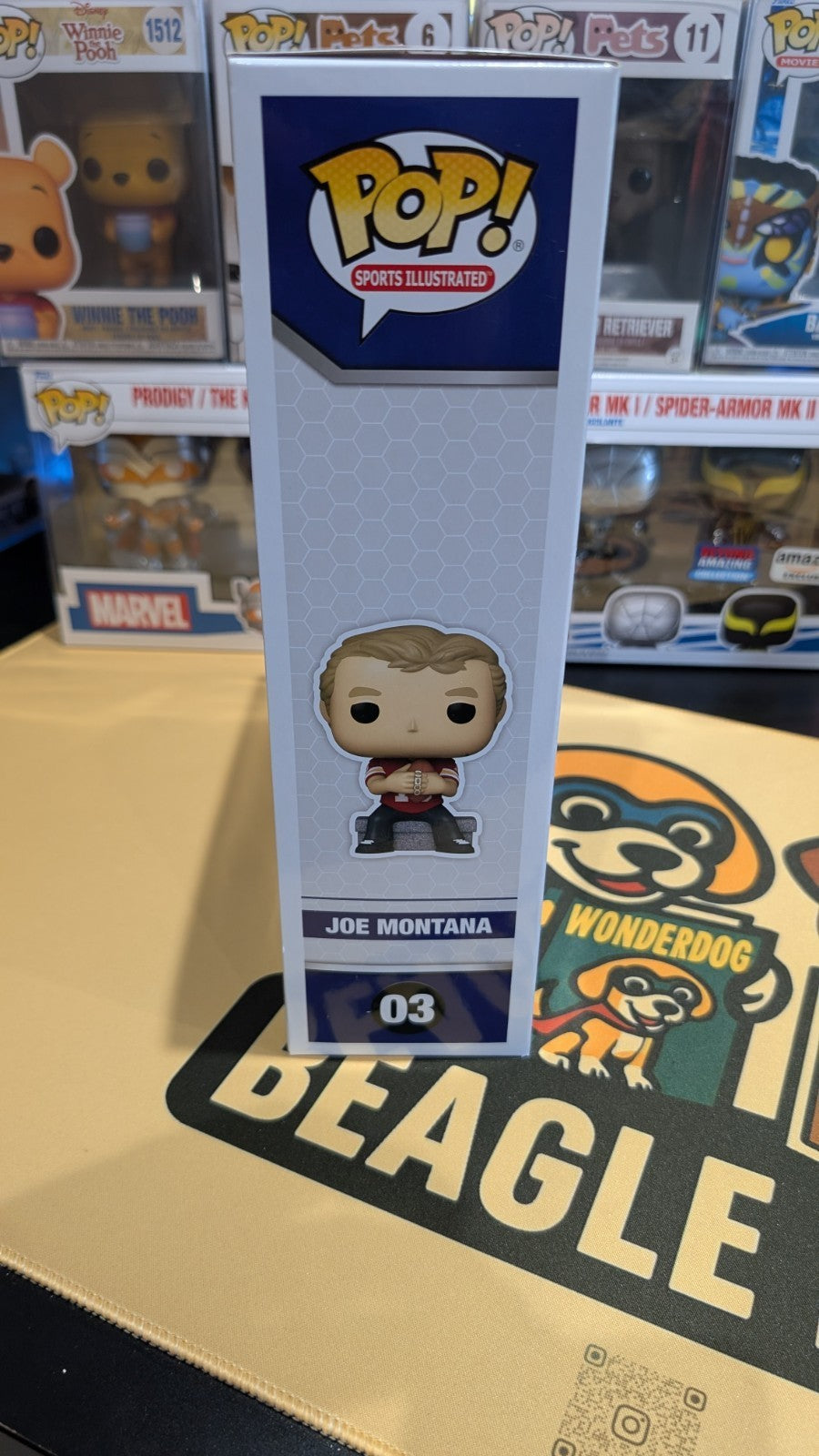 Funko Pop Joe Montana Sports Illustrated NFL 03 Brand New Vinyl Figure