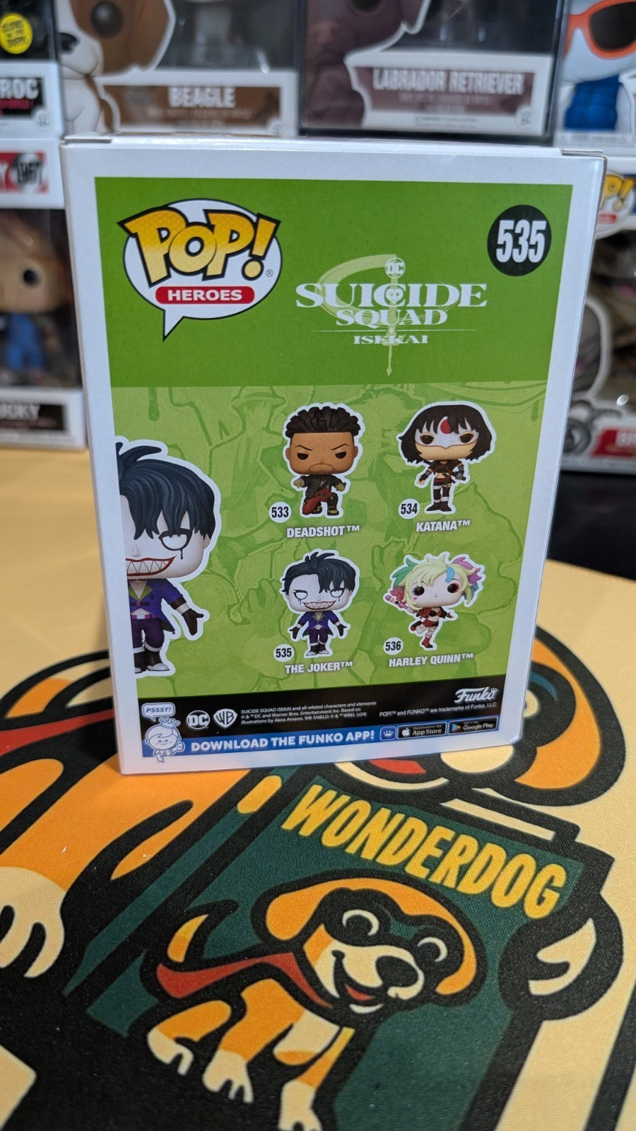 Funko Pop! The Joker #535 Suicide Squad Isekai DC Comics Figure