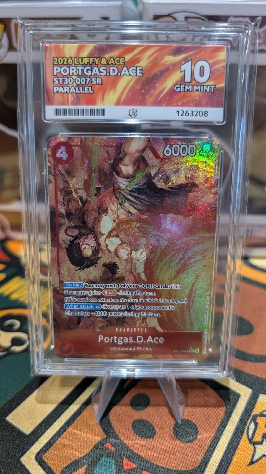 One Peice Portgas D Ace Alt Art (Parallel) ST30-007 Starter Deck Luffy & Ace