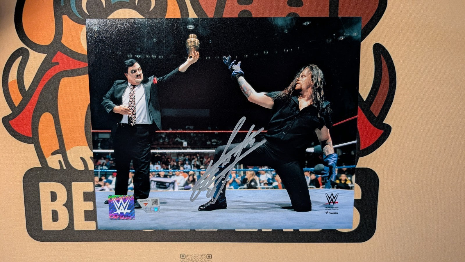 Undertaker Autographed Fanatics Authenticated 8x10 Image