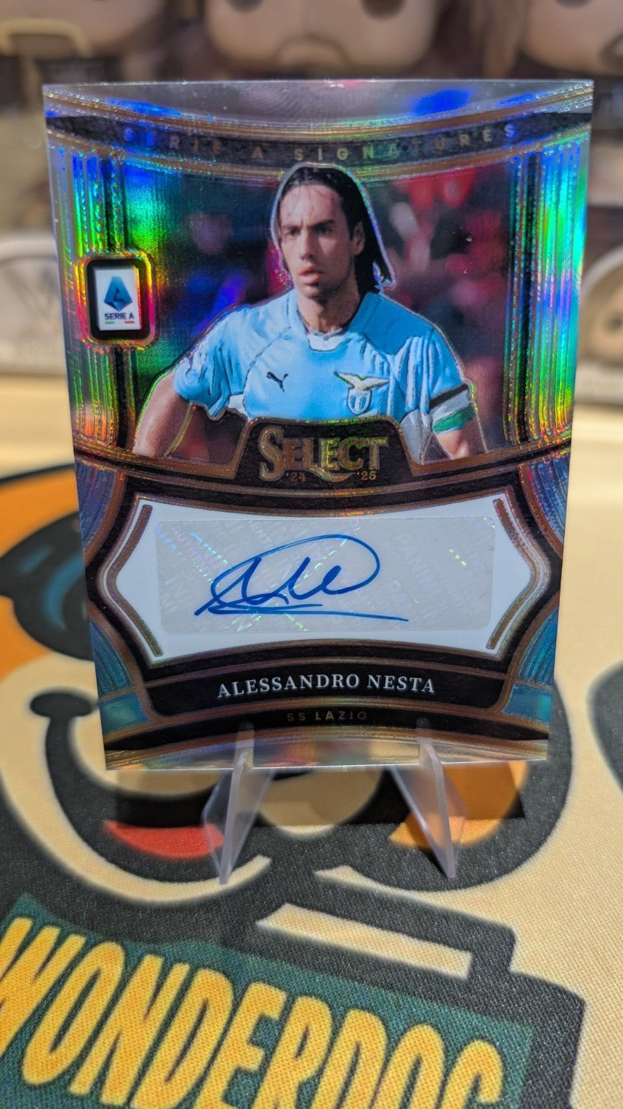 2024/25 Panini Select Serie A Alessandro Nesta Lazio Signed Autograph Card