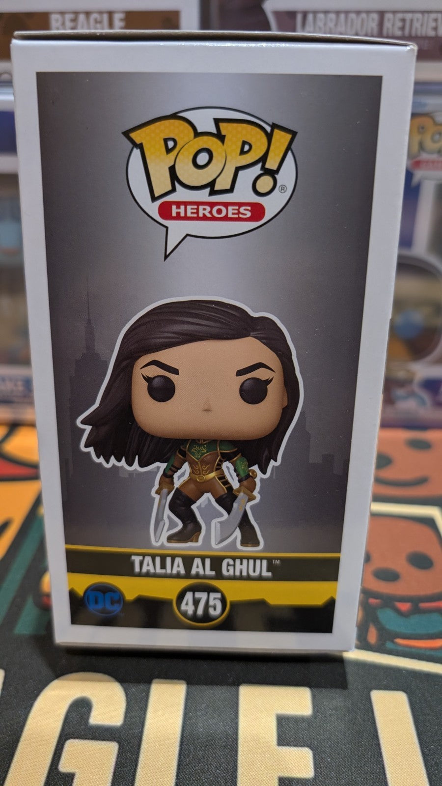 Marion Cotillard SIGNED Talia Al Ghul Funko Pop! 475 Batman Dark Knight ACOA