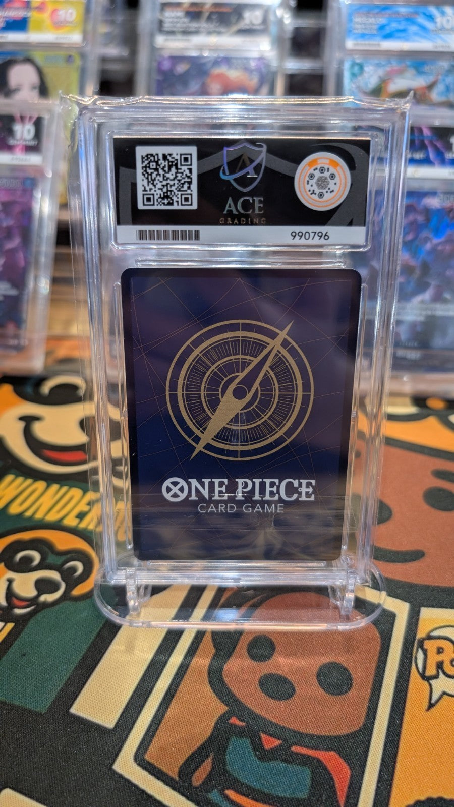 2026 ONE PIECE EB03-061 SEC UTA HEROINES EDITION #061 ACE GRADING 10