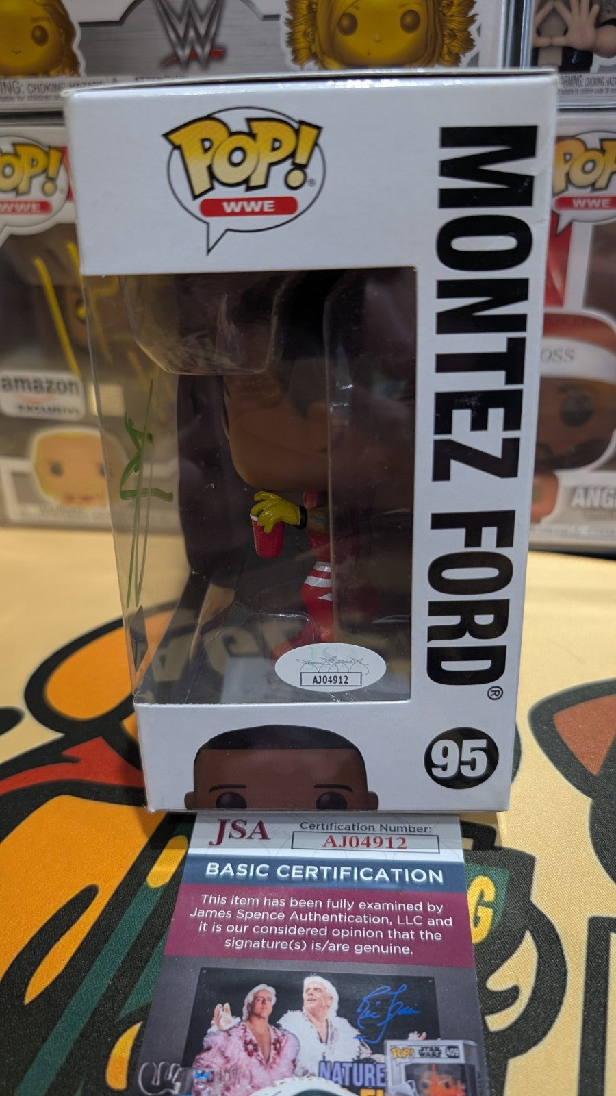 WWE Montez Ford Signed Street Profits Funko POP! Vinyl #95 Autograph JSA COA