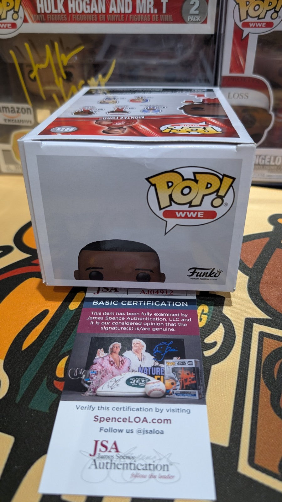 WWE Montez Ford Signed Street Profits Funko POP! Vinyl #95 Autograph JSA COA