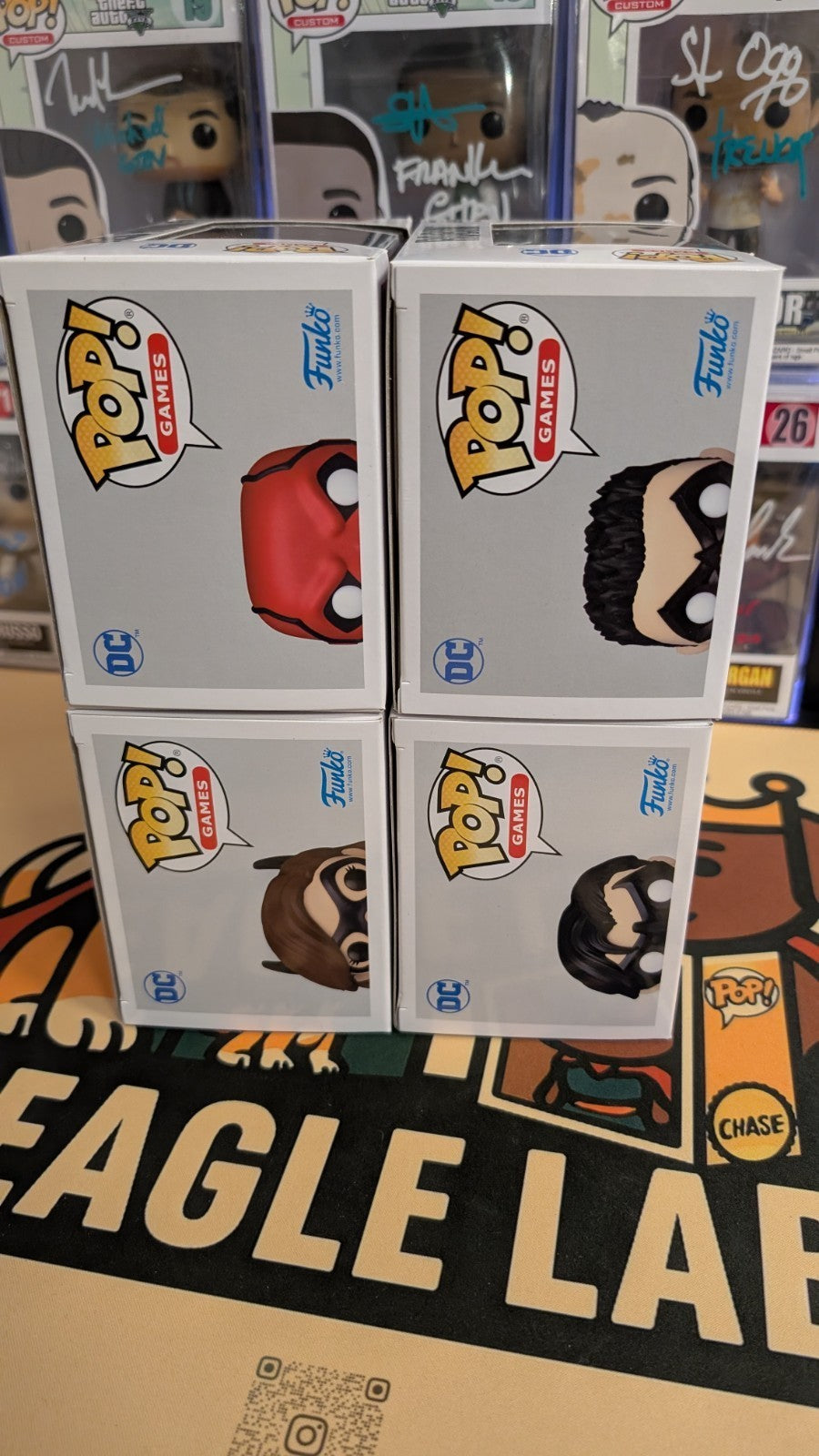 Funko Pop DC Gotham Knights Signed Collection with Swau COA