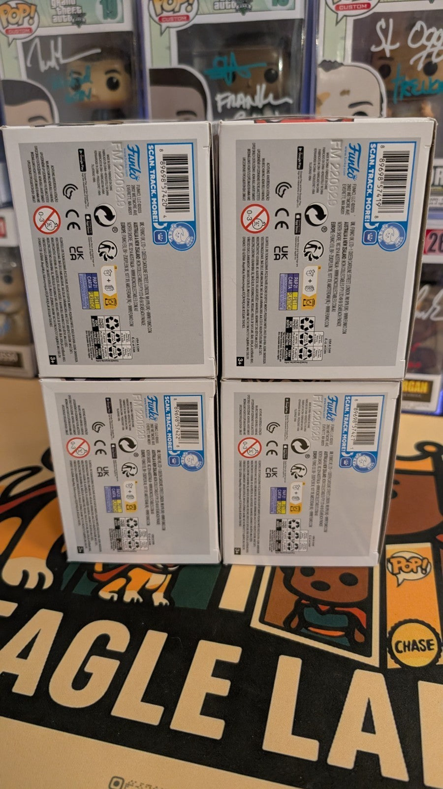 Funko Pop DC Gotham Knights Signed Collection with Swau COA
