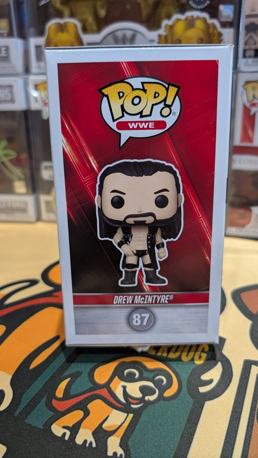 WWE Drew McIntyre 87 Signed Funko Pop! Beckett COA Autographed