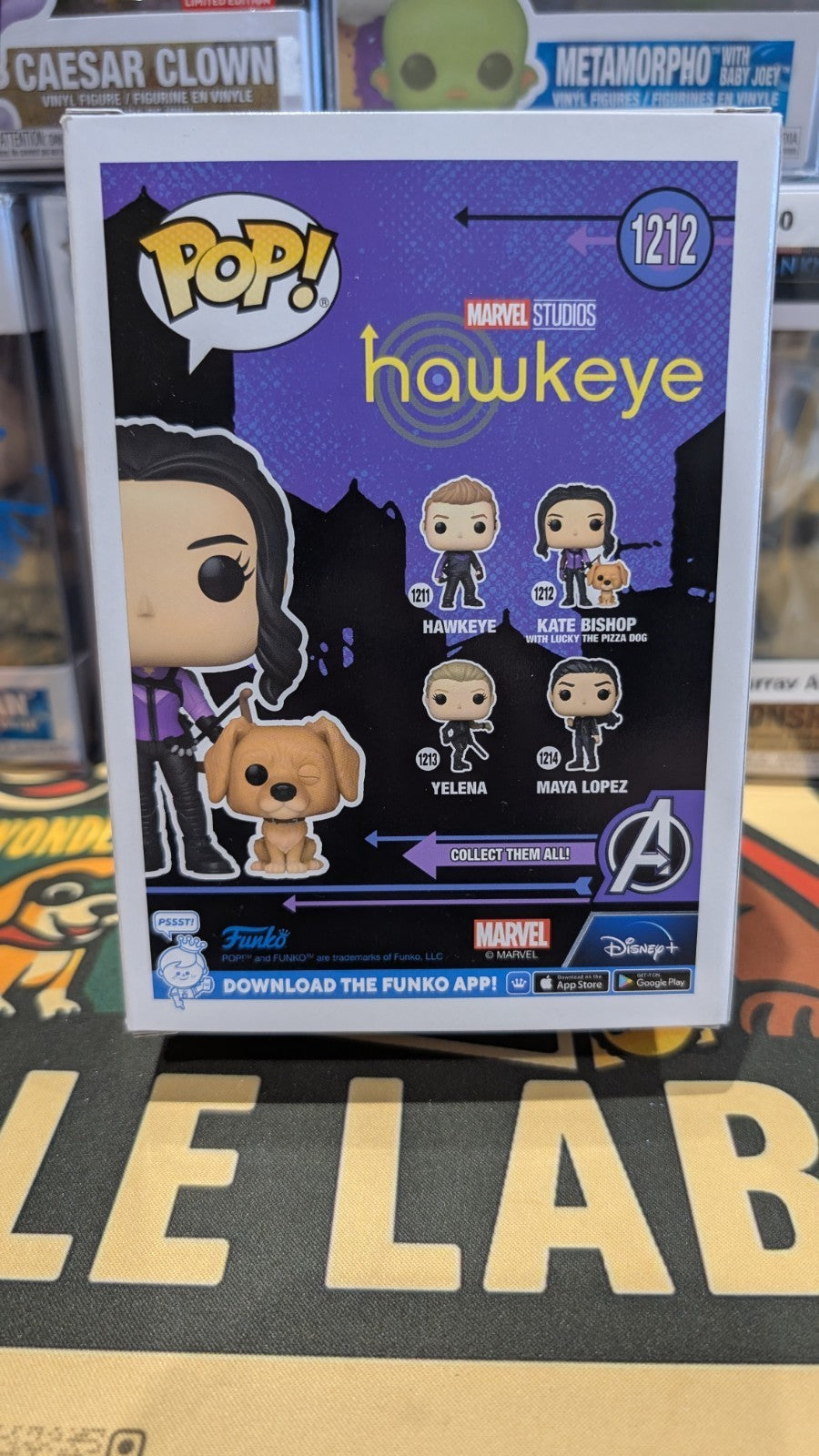 Funko POP! Kate Bishop #1212 Hailee Steinfeld Signed Autograph Beckett Witnessed