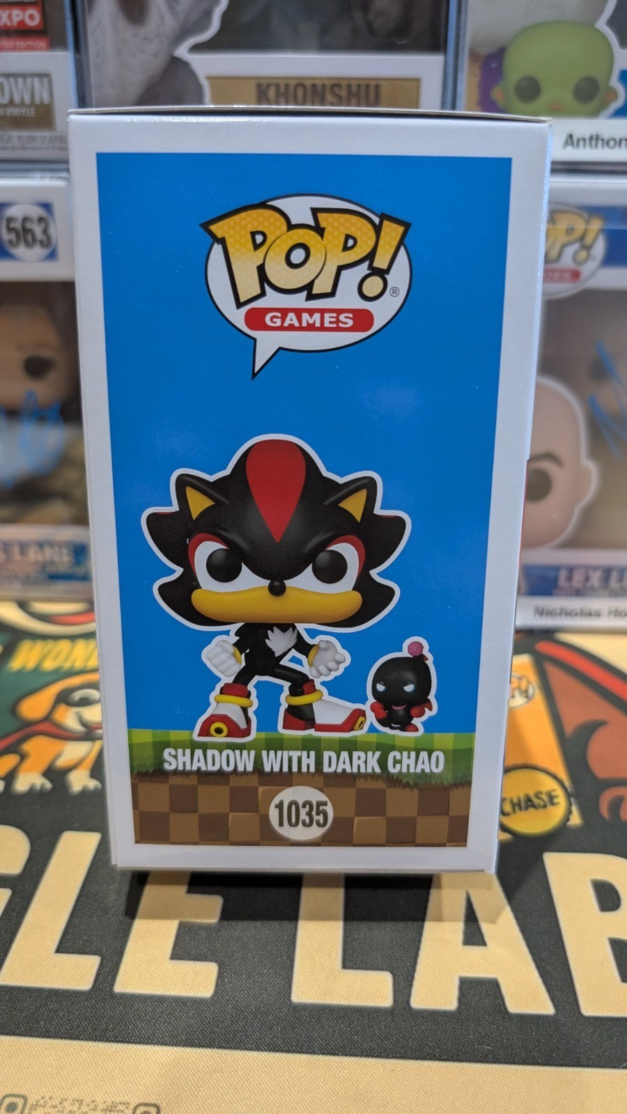 Funko Pop Sonic the Hedgehog Shadow & Dark Chao 285 Signed David Humphrey SWAU