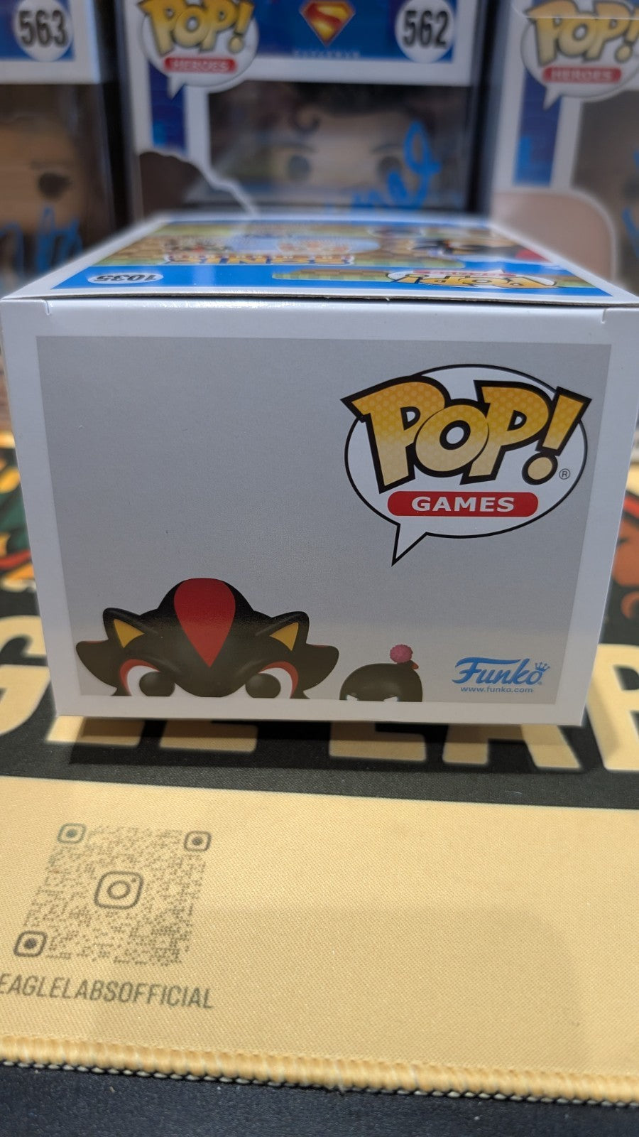 Funko Pop Sonic the Hedgehog Shadow & Dark Chao 285 Signed David Humphrey SWAU