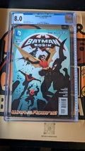 Batman and Robin # 10  / DC Comics / The New 52 / CGC Universal Grade 8.0