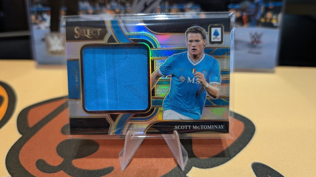 2025-26 Panini Select Serie A Jumbo Swatch Scott McTominay Napoli JS-MNT Relic