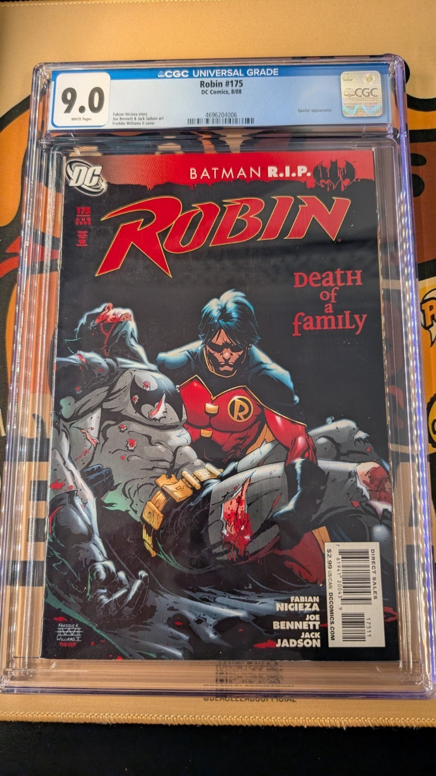 DC Robin Variant #175 CGC Graded Comics 9.0