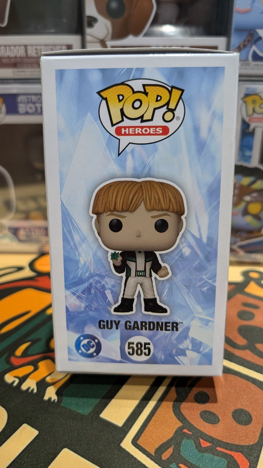 DC Superman Guy Gardner #585 Signed By Nathan Fillion Funko Pop Beckett SWAU COA