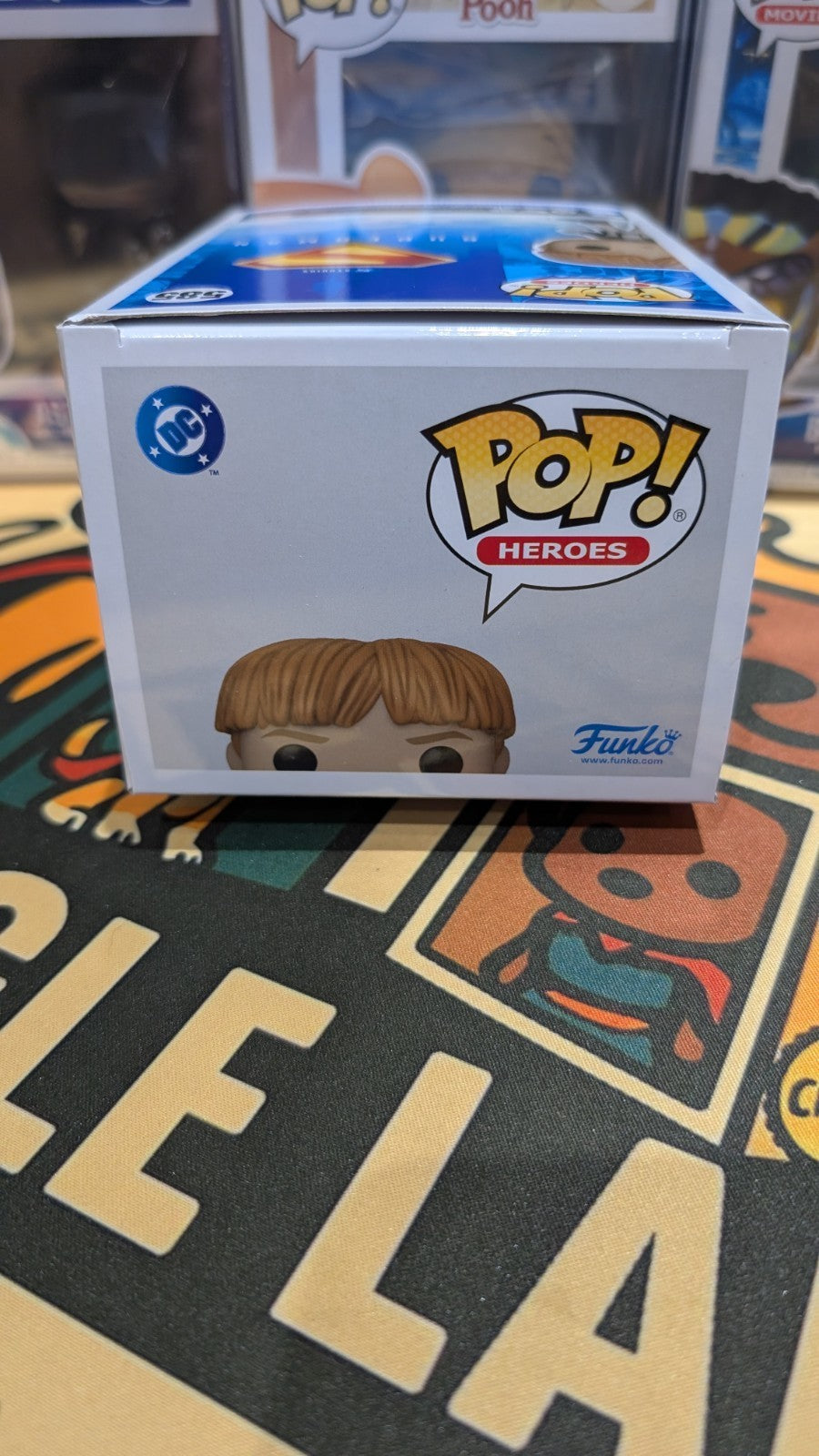 DC Superman Guy Gardner #585 Signed By Nathan Fillion Funko Pop Beckett SWAU COA