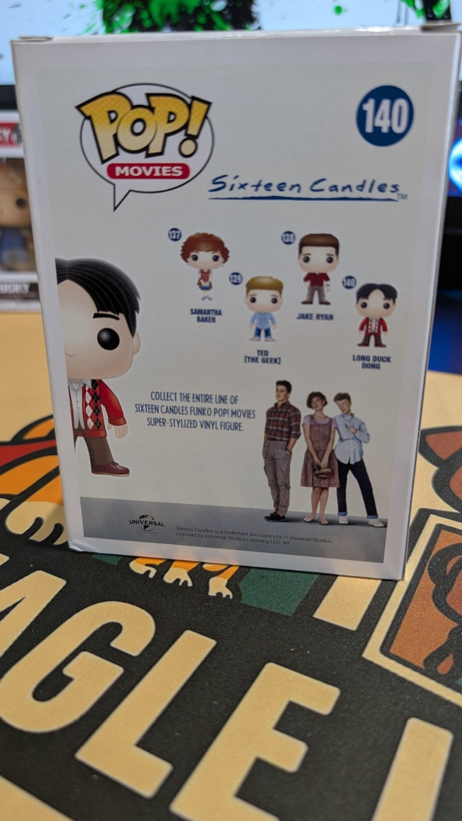 Gedde Watanabe Signed Funko Pop Sixteen Candles Long Duck Dong 140 ACOA